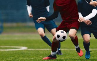 Blocking central areas of the pitch