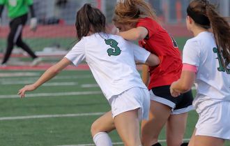 Players move to create passing routes