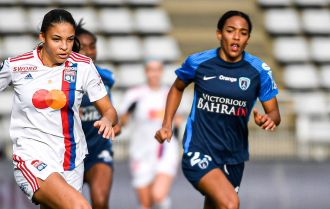 Players look to break through to get behind a defence