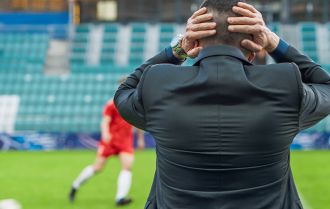 Don't get carried away on the touchline