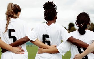 Girls worry about wearing white shorts