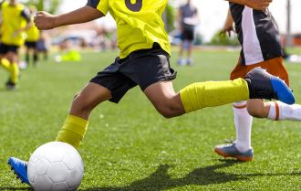 Possession game at training