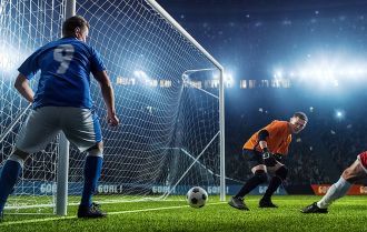 score in front of goal and become a predator in the box