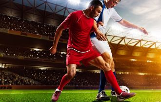 Playing with back to goal 